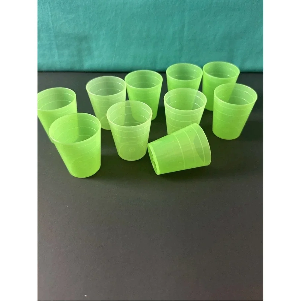 Tupperware Tupper Midgets No Seals/Lids 2oz each Set of 10 Green Sale Midget New